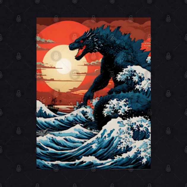 Kanagawa Monster by Rogue Clone